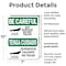 Signmission Hot Surface Sign, 10 in H x 7 in W, Plastic, Hot Surface Do Not Touch Bilingual OS-2PACK-BC-P-710-L-10029 - alternate 7
